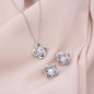 Mom Jewelry Gift Love Knot Set Necklace & Earrings