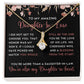 Gift for Daughter In Law, From Mother-In Law Jewelry Gift Necklace
