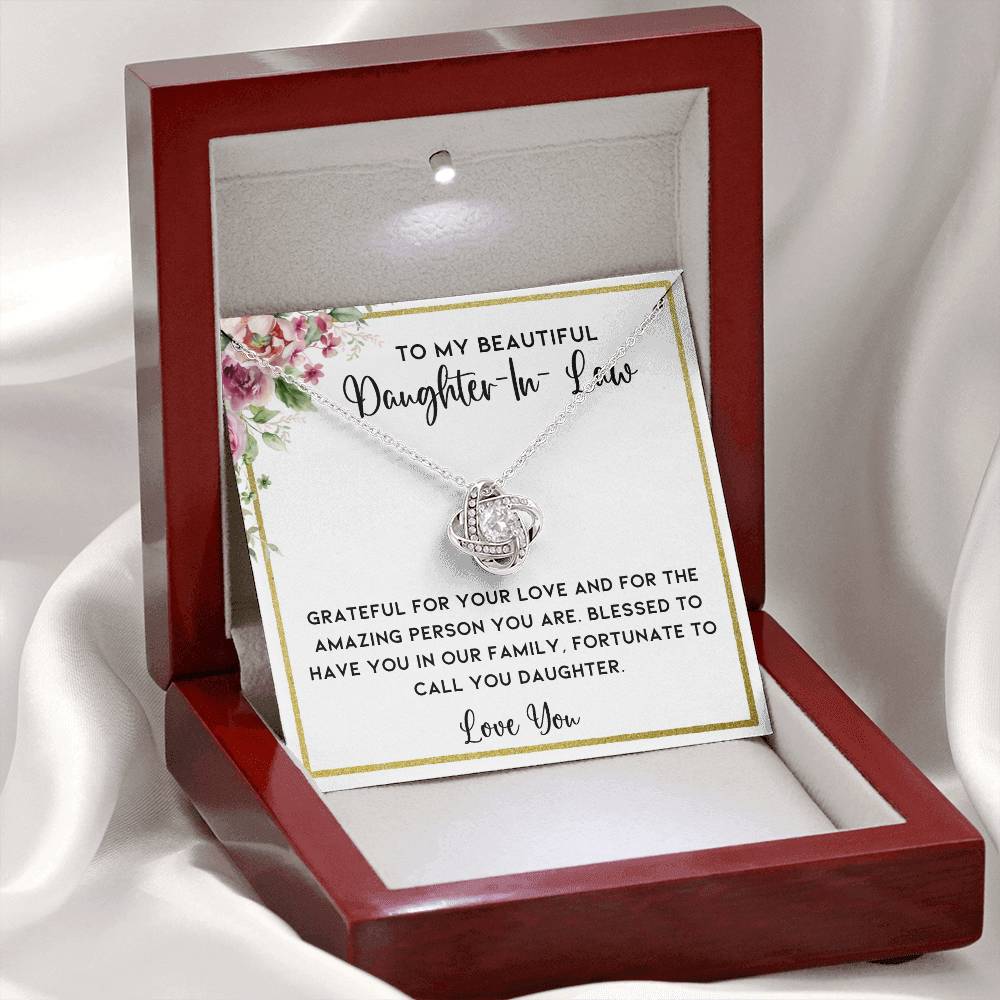 Gift for Daughter In Law, From Mother-In Law Jewelry Gift Necklace, Wedding Gift, Sentimental Gifts