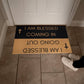 I Am Blessed Door Mat -  Front Door Mat - Housewarming Gift - Apartment Door Mat - Indoor Doormat - Christmas Gifts