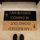 I Am Blessed Door Mat -  Front Door Mat - Housewarming Gift - Apartment Door Mat - Indoor Doormat - Christmas Gifts