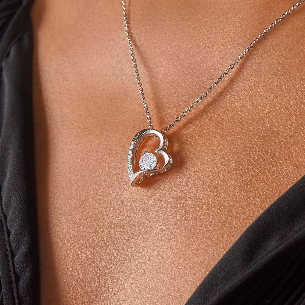 Super Mom - Forever Love Heart Pendant Necklace